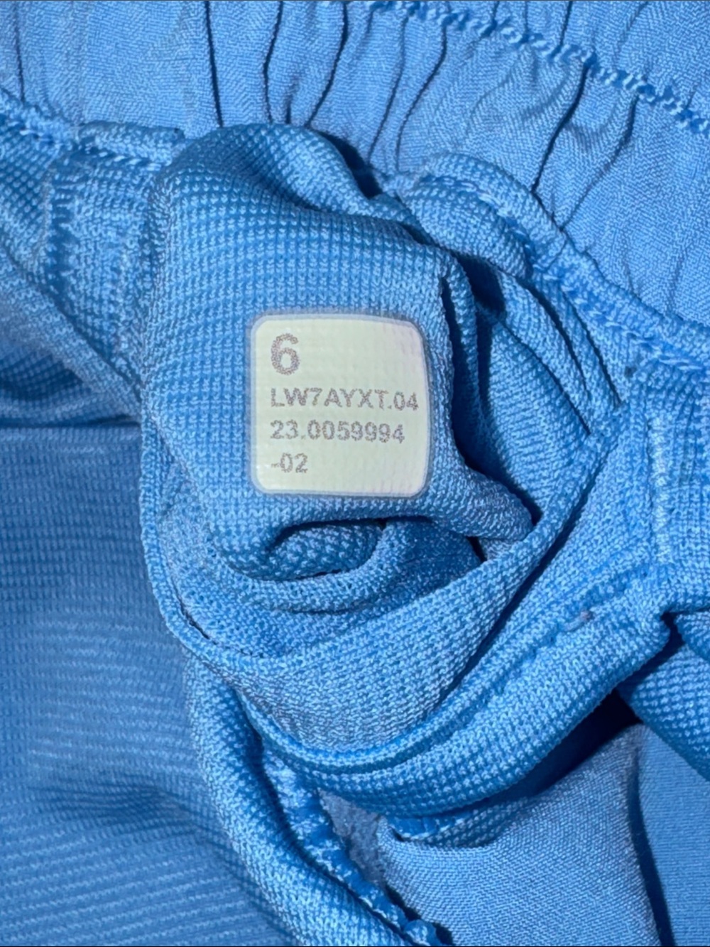 🔥 Lululemon Hotty Hot High-Rise Lined Short 4" Aero Blue SIZE 6 - Picture 9 of 13
